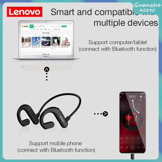 Hot Sale 【GZ】 Lenovo X3 Bluetooth Earphone Sport Running Waterproof Wireless Bluetooth Headphone 9d Stere Earphones