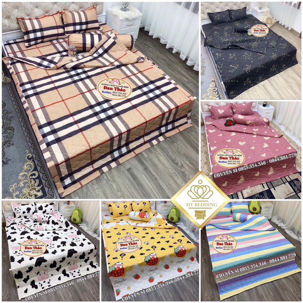 Chăn hè cotton poly, Chăn ga gối đệm