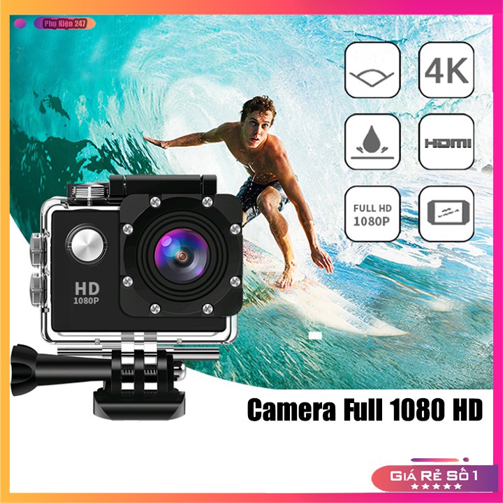 Camera Hành Trình💥Freeship💥Giảm 40k Khi Nhập [CAMERA MINI] - Camera Hành Trình Thể Thao Chống Nước Full HD 1080P | BigBuy360 - bigbuy360.vn