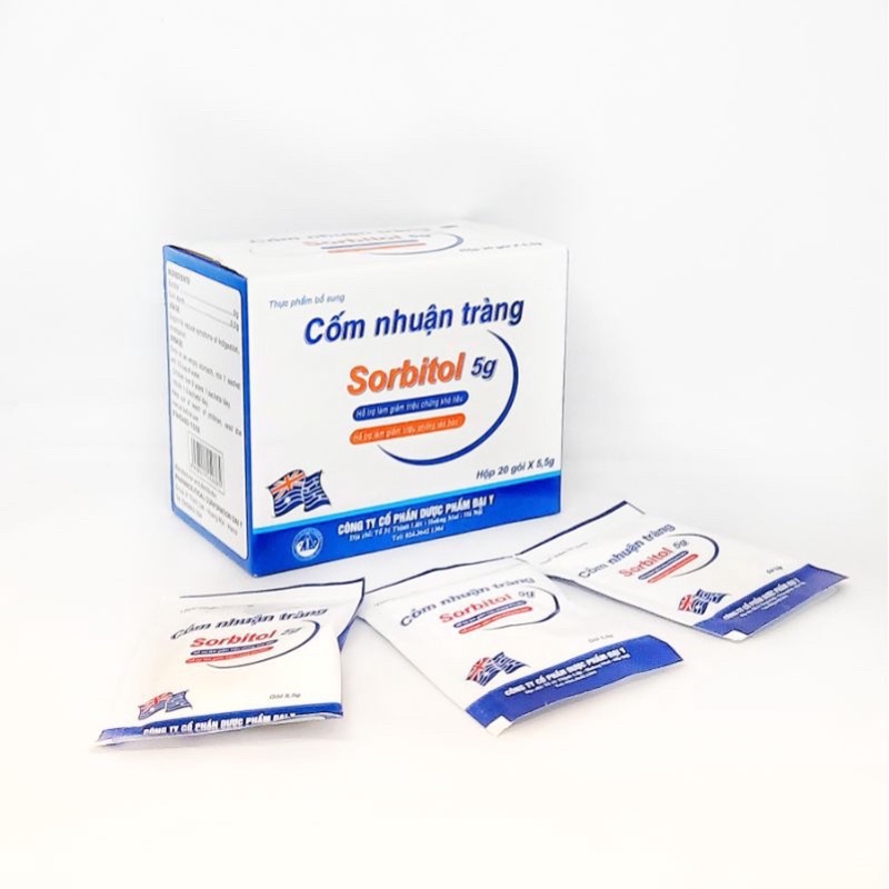 Cốm nhuận tràng hết ngay táo bón siêu nhạy sorbitol hộp 30 gói