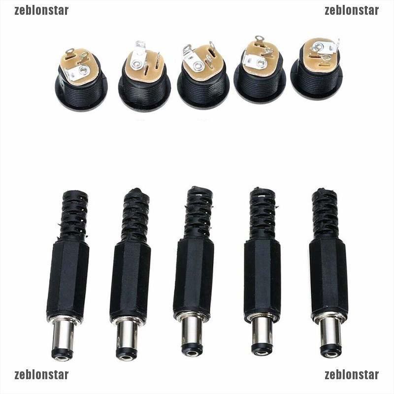 Bộ 10 Cặp Phích Cắm + Đầu Nối DC 12V 3A Chuyên Dụng