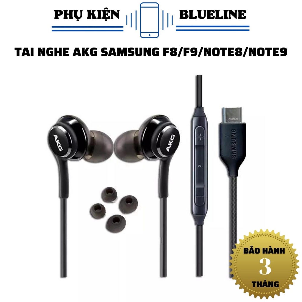 (FULL BOX) Tai Nghe SAMSUNG Có Dây - Tai Nghe AKG S8/S9/Note8/Note9 Tặng Núm Cách Âm, Chân Type C Zin Chính Hãng