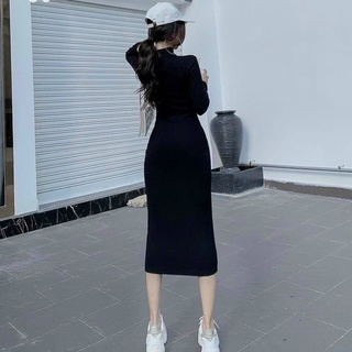 Đầm body dài tay