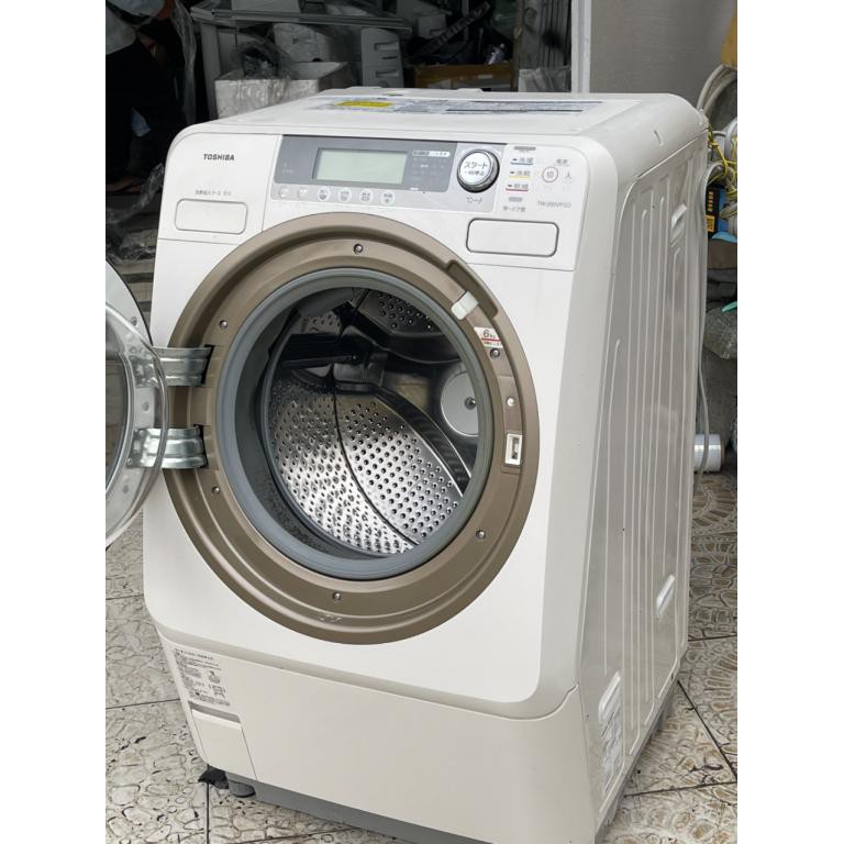 Máy giặt, sấy TOSHIBA TW-200VF hàng Nhật nội địa. GIẶT 9KG + SẤY 6KG. BẢO HÀNH 1 NĂM. BAO TEST ĐỔI LỖI. GIÁ KỊCH SÀN
