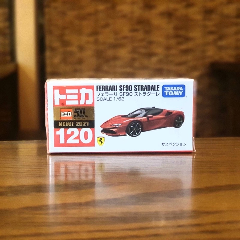 2021 Với Nhãn dán Tomica Ferrari SF90 Stradale (Hàng Nhật Bản Authentic)