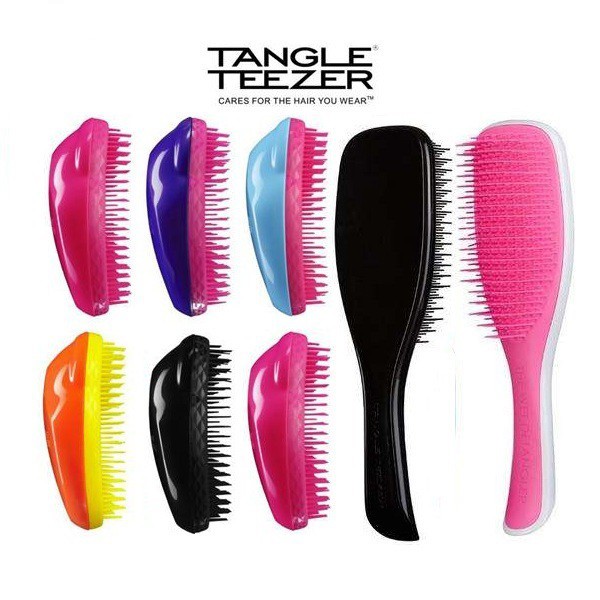 Lược gỡ rối chải tóc gội đầu Tangle Teezer wet brush chống rụng tóc compact styler Ultimate Salon Elite