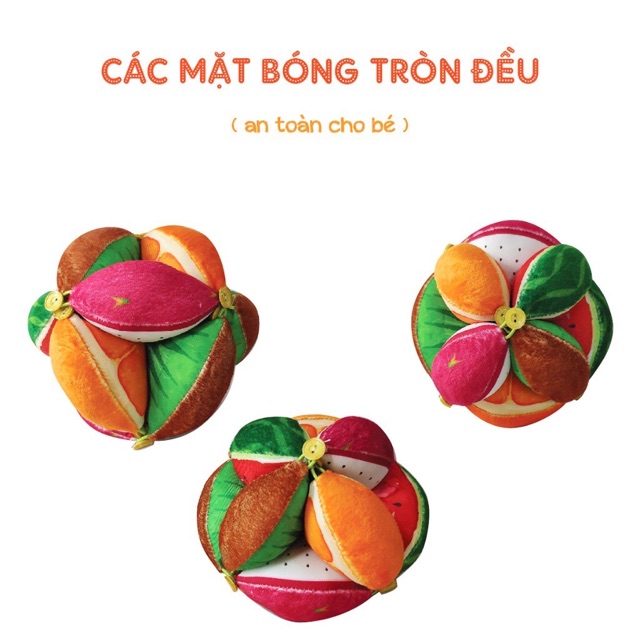 Bóng múi luyện chân - Bóng múi Montessori - Bóng múi phát triển đa giác quan cho bé