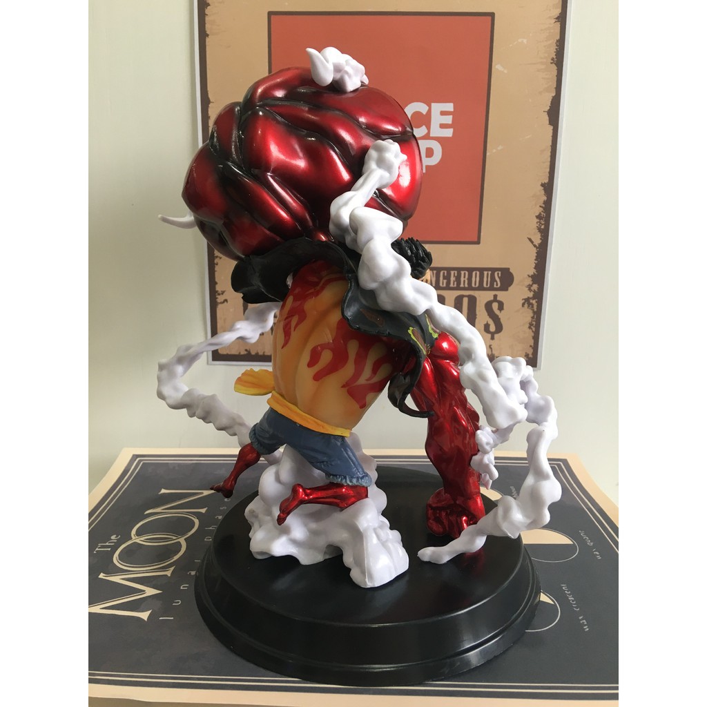 Mô Hình One Piece Luffy Gear 4 Giá Rẻ Mũ Rơm Figure Anime Manga Decor Trang Trí Bàn Học Bàn Làm Việc Phòng Ngủ MH06