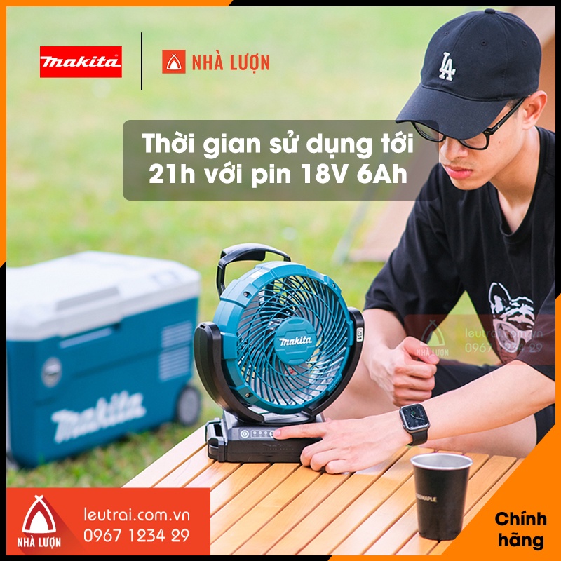 Quạt di động dùng pin Makita DCF102Z