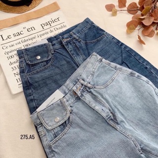 [ bán sỉ ] Quần baggy nắp lệch