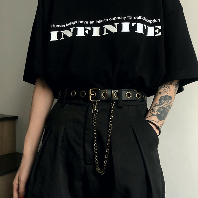 Thắt lưng mỏng khóa vuông kim loại thiết kế đơn giản dễ phối đồ dành cho nam 22549