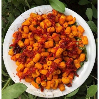 500Gr Nuôi Sấy rim khô bò sợi lá chanh Mẹ Beo đồ ăn vặt cực ngon