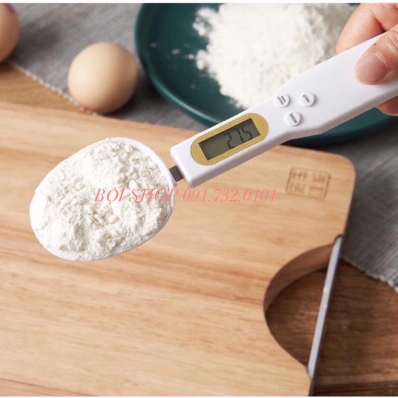 HCM-THÌA MUỖNG CÂN ĐO GIA VỊ ĐIỆN TỬ CHÍNH XÁC 0.1G-500G  DIỆU THƯ SHOP