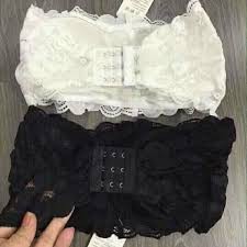 Áo bra quây ren không dây có sẵn  đệm cúp ngực và móc cài phía sau dễ phối đồ cùng áo sơ mi mỏng, đi chơi, đi biển,..