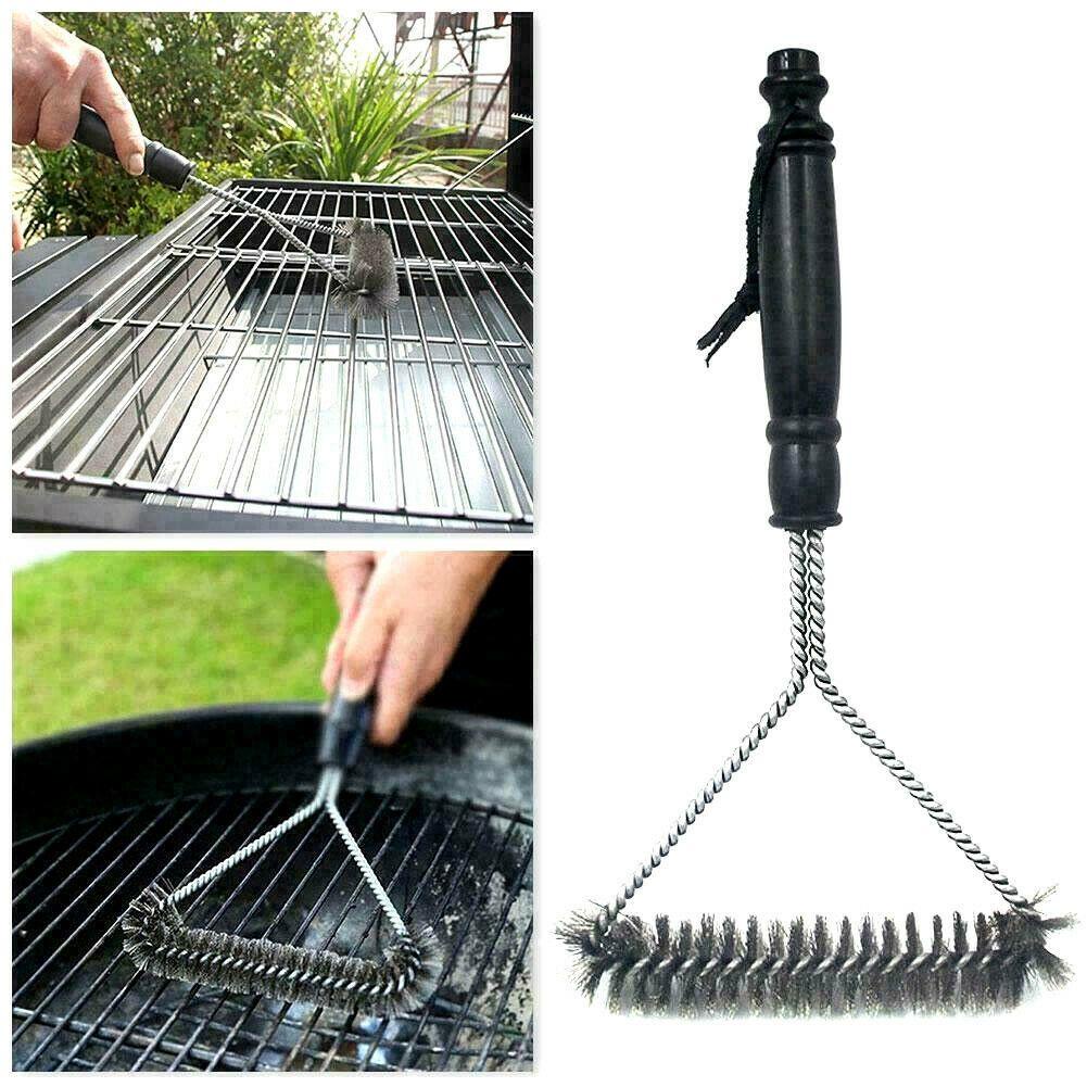 Dụng Cụ Vệ Sinh Vỉ Nướng BBQ Bằng Thép Không Gỉ Tiện Dụng