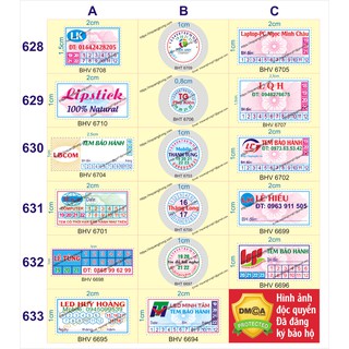 In tem bảo hành Hà Nội