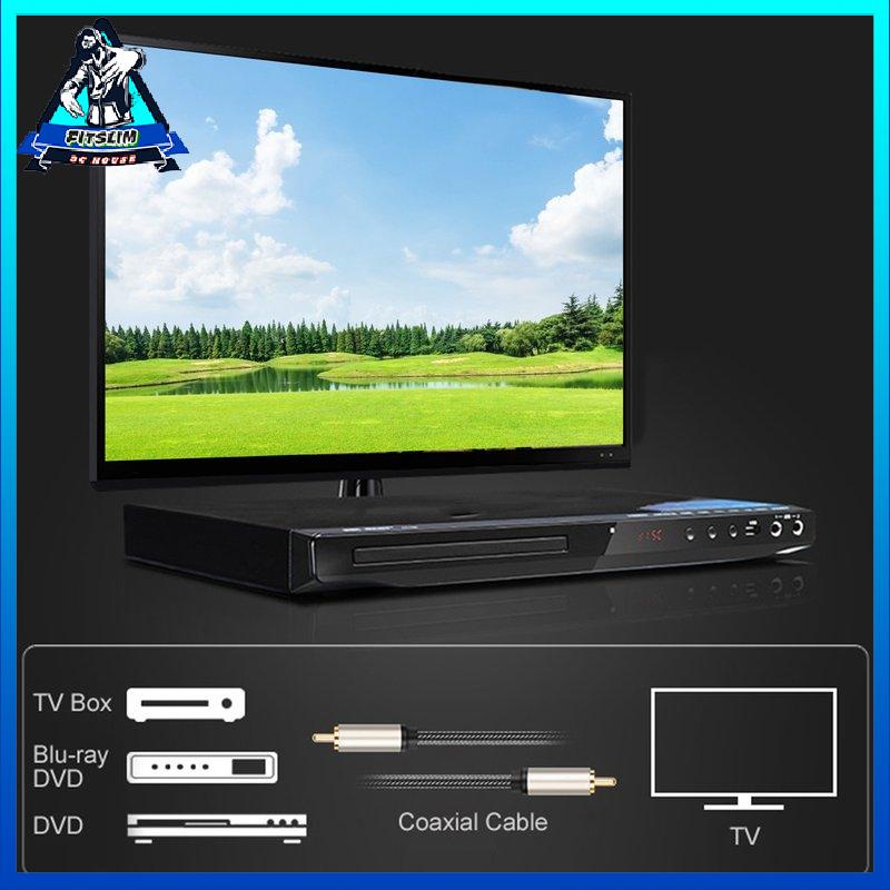 [Fitslim] Coaxial Coax Audio Cable Digital RCA To RCA Male TV Subwoofer Cord Gold Plated