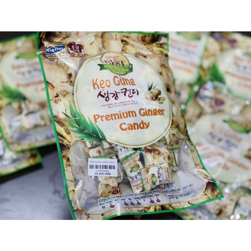 Kẹo Gừng Cứng Hàn Quốc 200G