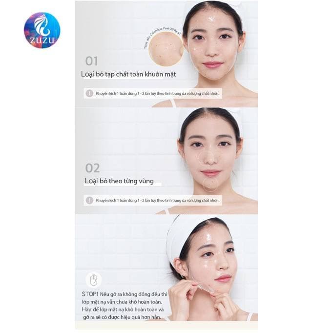 HỘP 20 GÓI Peel sạch sừng già, làm thoáng lỗ chân lông da mượt mà tươi mới  trắng sáng WINKBEAUTY