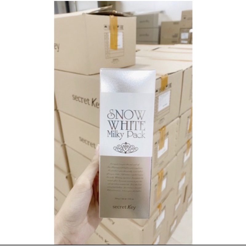 (Hàng có sẵn) Kem Ủ Trắng Secret Key Snow White Milky Pack (200ml) | BigBuy360 - bigbuy360.vn