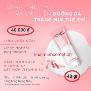 Sữa rửa mặt pond tone up nâng tông - Sữa rửa mặt Pond nâng tông
