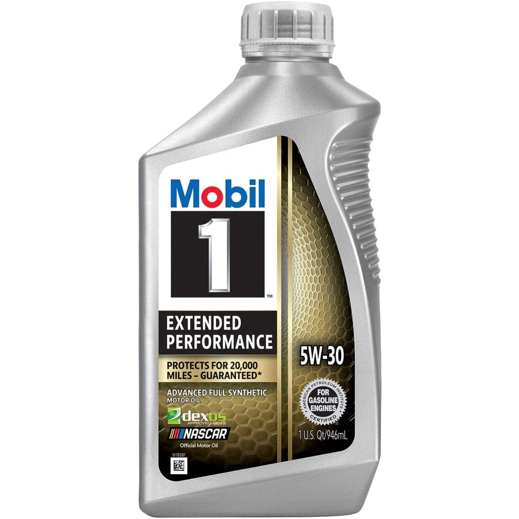 [Mẫu mới 2021] Nhớt tổng hợp cao cấp xe tay ga cao cấp, xe Ô tô Mobil 1 EP 5W30 946ml (USA)