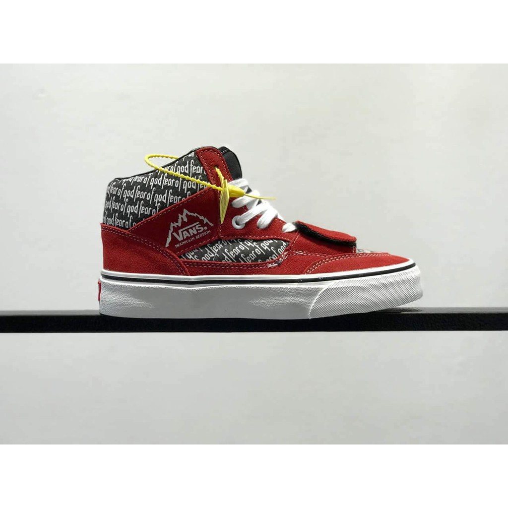 >VIDEO+ẢNH THẬT 100%< Giày Sneaker V Mountain Fog đỏ cao cổ nam nữ