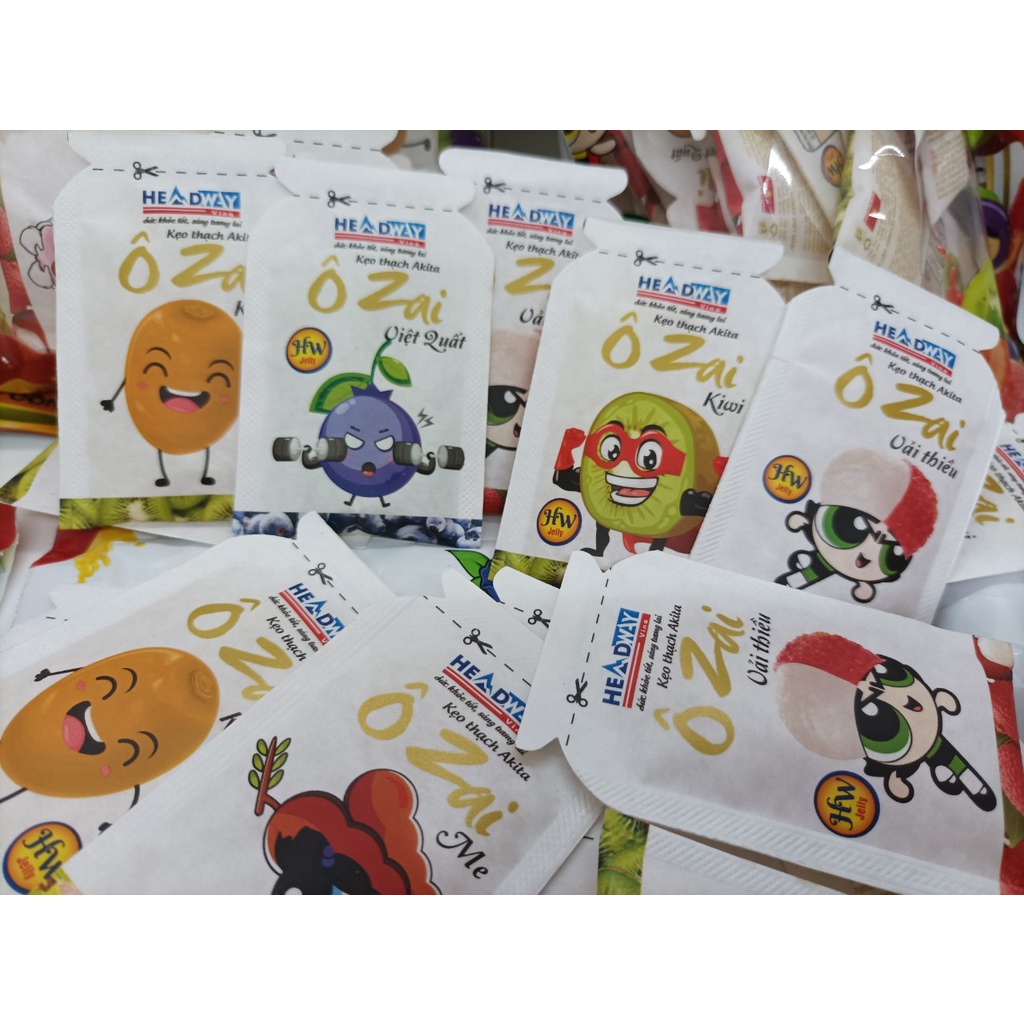 Thạch Zai trái cây Akita