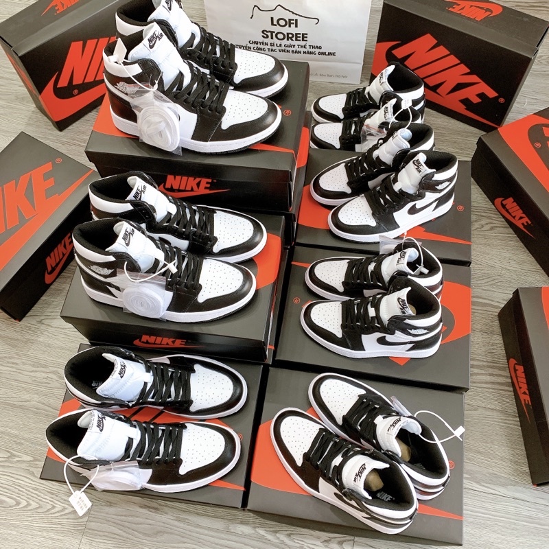 [ ẢNH THẬT ] Giày jordan cổ cao. FULL BOX BILL Giầy thể thao nam nữ, Sneaker đen trắng đủ size