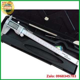 Thước kẹp điện tử 200mm -Thép cứng không gỉ