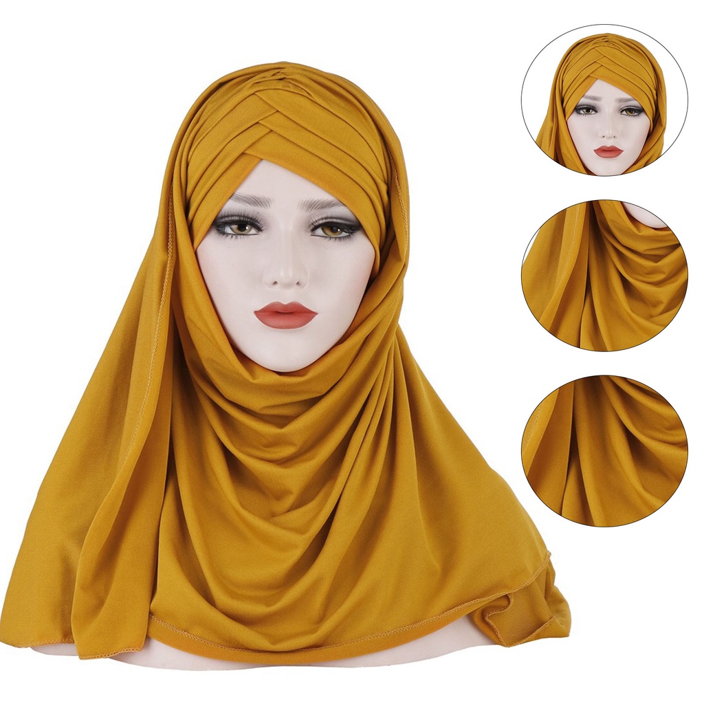 Khăn choàng Hijab không gây dị ứng trọng lượng nhẹ cho nữ
