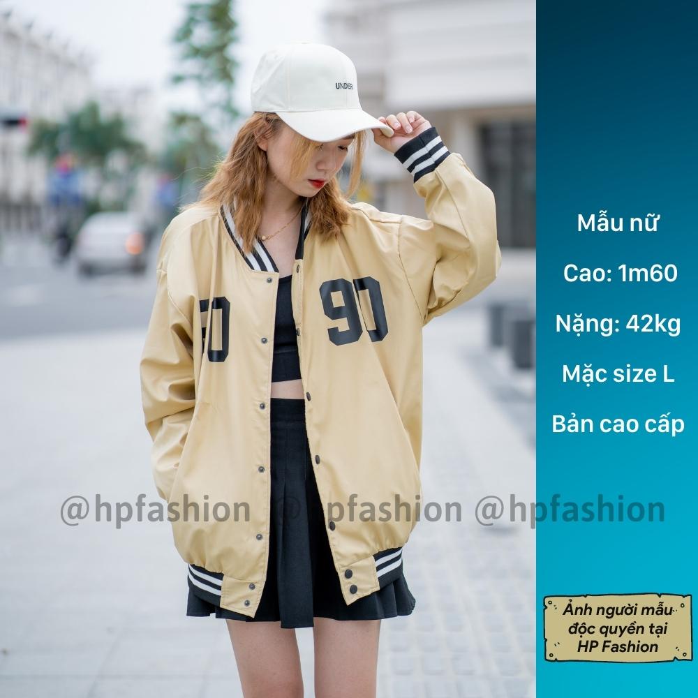Áo bomber jacket ❤️Áo khoác dù form rộng 2 lớp style Unisex cho nam nữ JK03