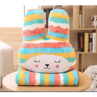 gối 3 trong 1 gấu 7 màu