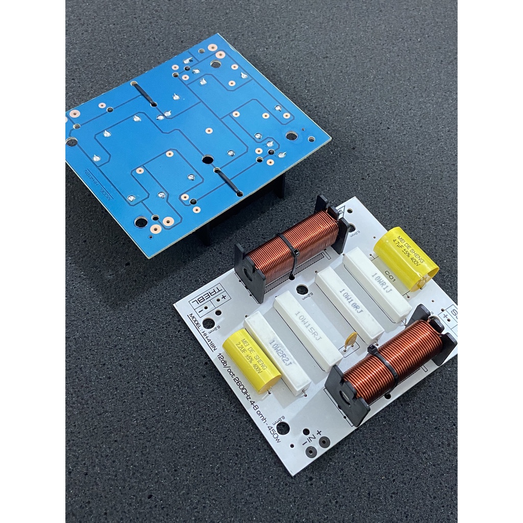 Mạch lọc loa phân tần loa full đơn 1 bass 1 treble 01 cái phân tần loa 4 tấc