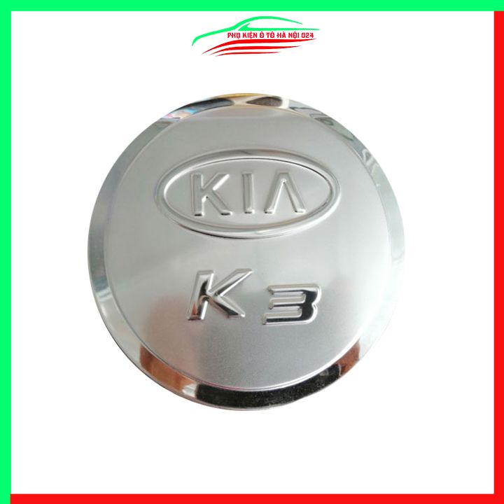Ốp nắp xăng Kia K3 2012-2020 mạ crom bảo vệ chống trầy trang trí ô tô