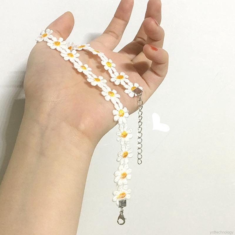 Vòng Cổ Hình Hoa Cúc Phong Cách Hàn Quốc Xinh Xắn