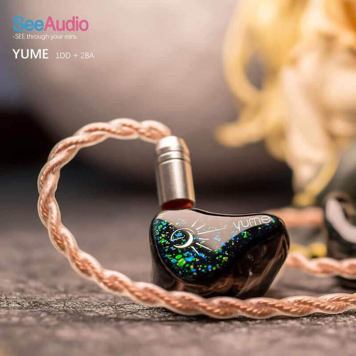 Tai nghe SeeAudio Yume - Hàng chính hãng | 1DD+2BA, 2pin-3.5mm, Âm thanh thoáng đãng,