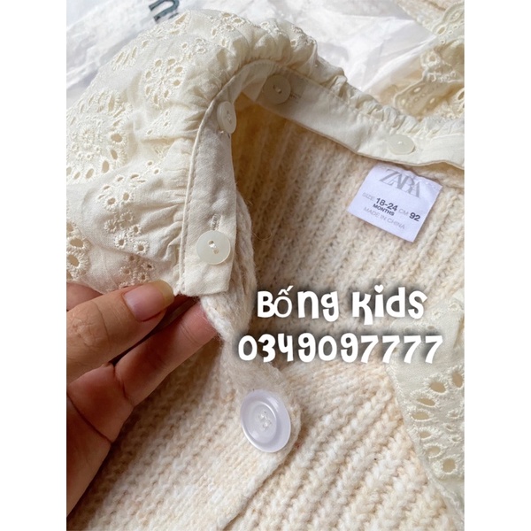 Áo Cardigan &amp; Short Da Bé Gái ZR