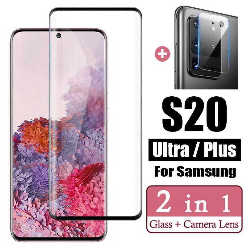 Kính Cường Lực Bảo Vệ Camera 2 Trong 1 Cho  For Samsung Galaxy S20 S20+S20