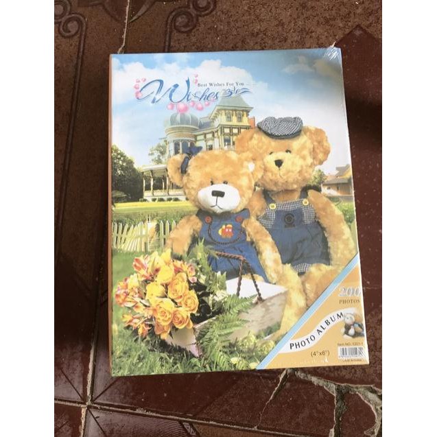 Album ảnh 10x15 Đựng Được 200 Tấm Ảnh 9x13 (Ép Plastic) Hoặc 200 Ảnh 10x15 (Ép Lụa).
