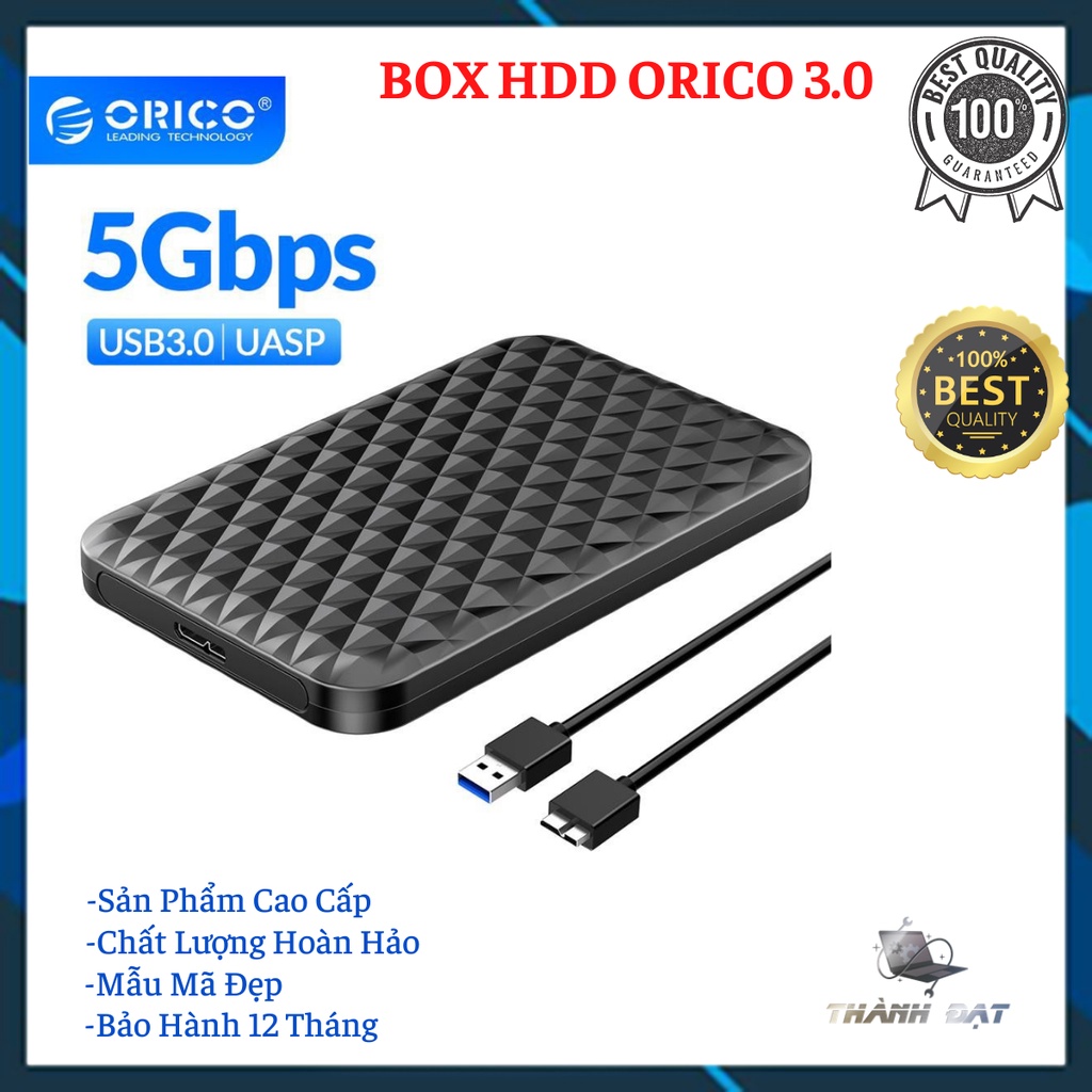 Box HDD, Box ORICO, Box ổ cứng 2.5 SATA Ổ Cứng Ngoài Orico 2.5 &quot;Hdd Usb 3.0 Sang Usb 3.0 5 Gbps 4tb Hdd Ssd