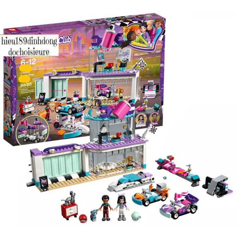 Lắp ráp xếp hình sy 1159 : Trạm sửa xe