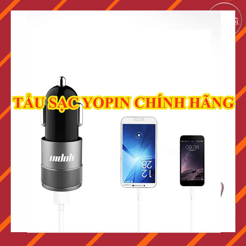 Tẩu sạc Yopin chính hãng, tiện lợi chuyên dụng cho xe hơi