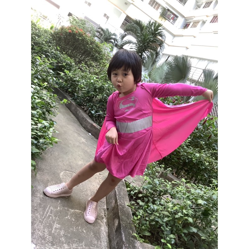 Trang Phục Siêu Nhân Hồng cho bé gái