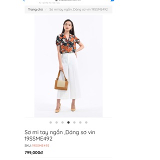 Sơ mi Eva sale 45% size S