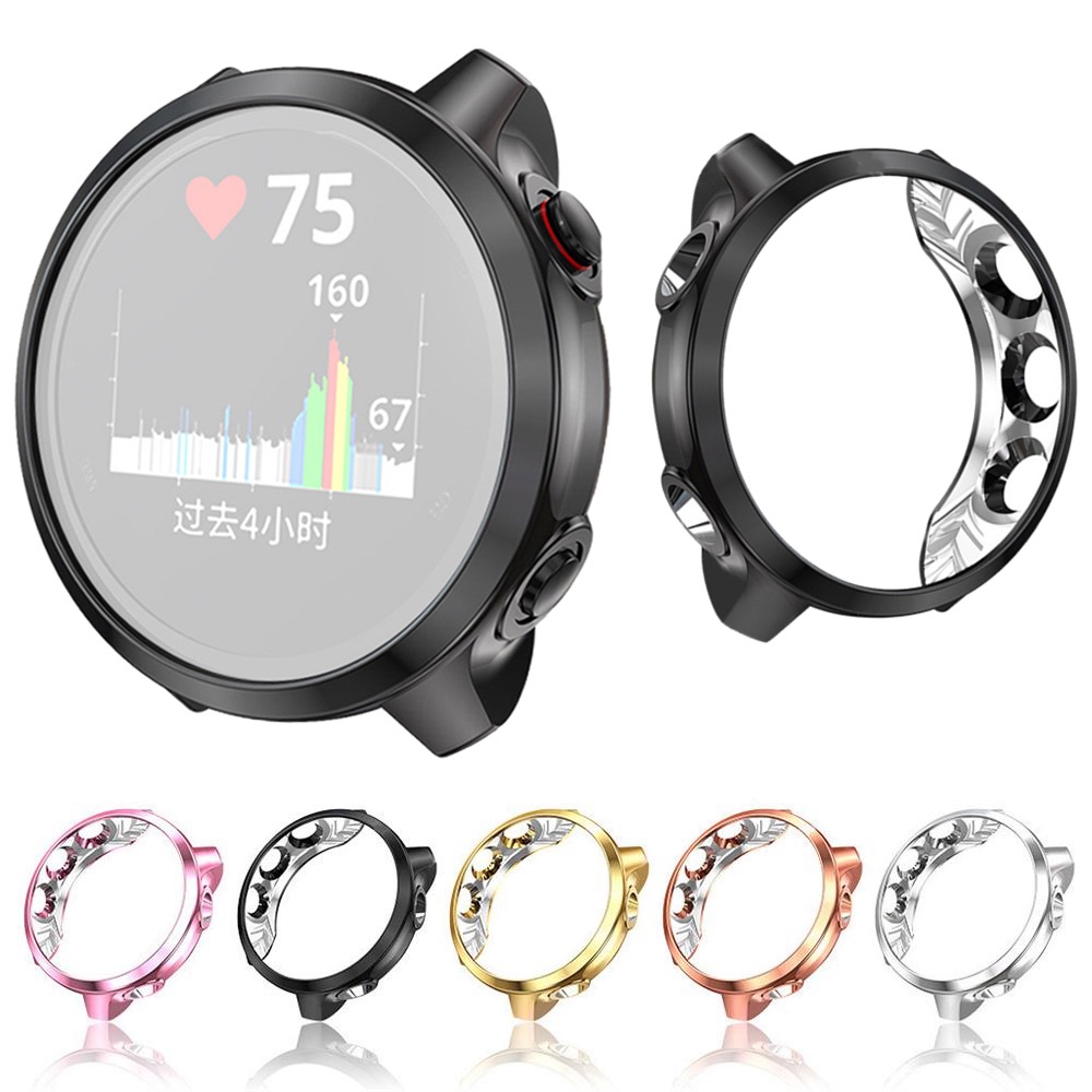 Ốp Bảo Vệ Bằng TPU Mềm Mạ Điện Cho Garmin Forerunner 245 / Forerunner 245