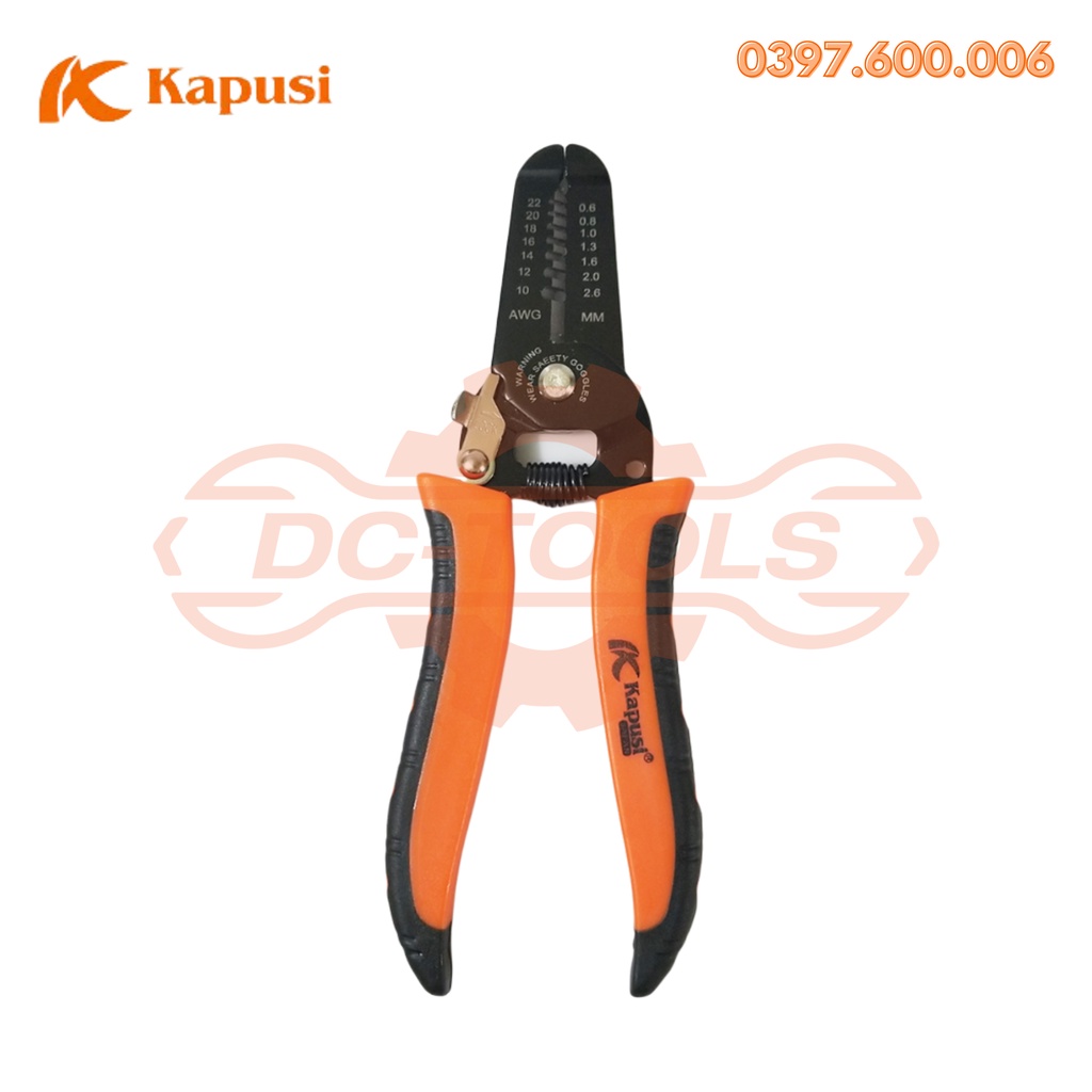 BỘ KÌM CẮT TUỐT DÂY ĐIỆN K-0340 K-9103 K-9100 KAPUSI  CHUYÊN NGÀNH ĐIỆN NƯỚC KAPUSI DC-TOOLS