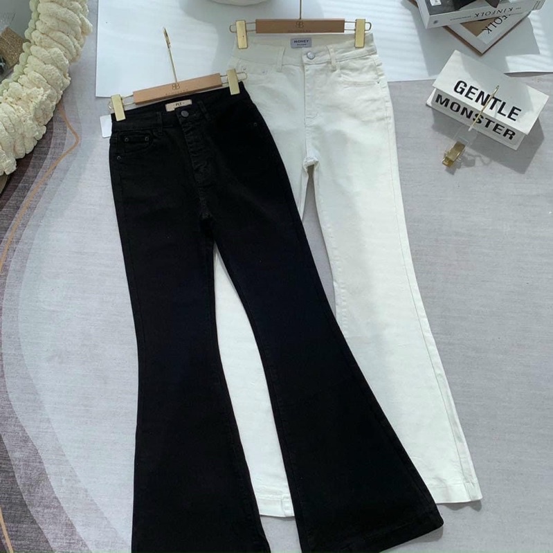 BÁN SỈ QUẦN JEAN LOE CẠP CAO M2441 MÀU ĐEN CHO NỮ