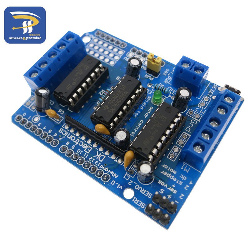 Bo Mạch Mở Rộng Điều Khiển Động Cơ L293D Cho Arduino Duemilanove