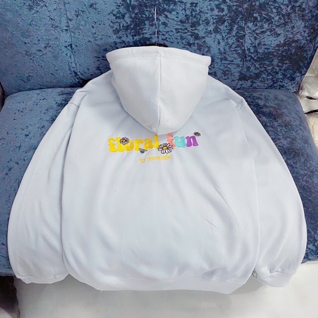 Áo khoác unisex form rộng Nỉ Floral Fun, nam nữ ulzzang WIND | BigBuy360 - bigbuy360.vn